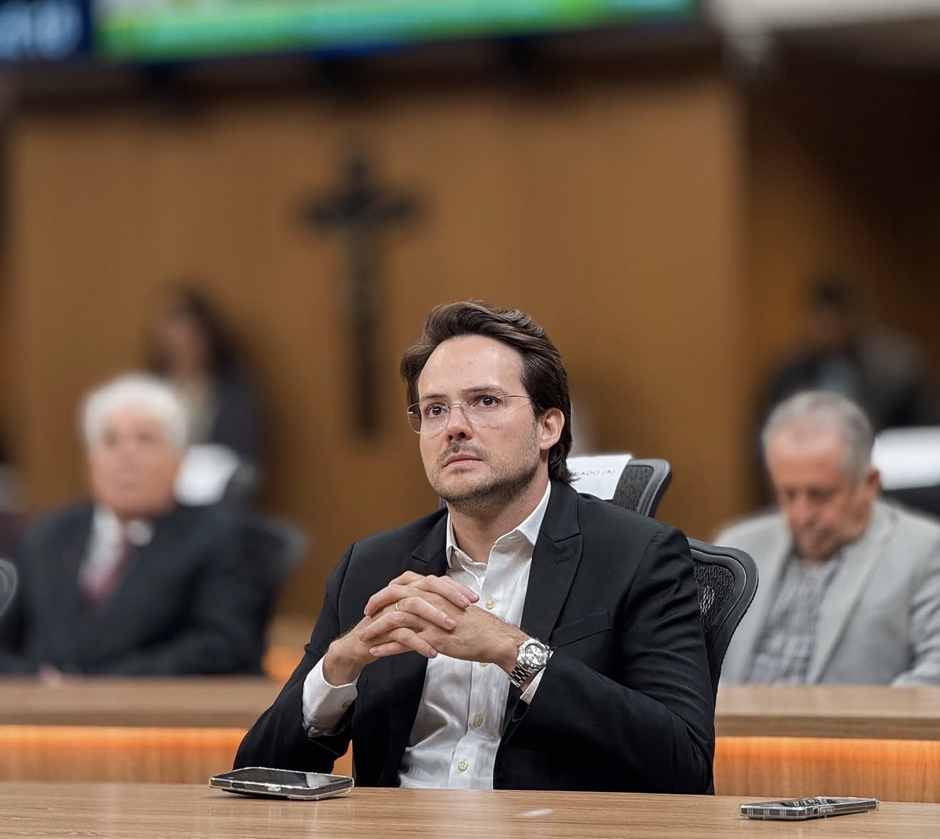 Dr. Rafael Azeredo em sessão institucional na Assembleia Legislativa de Goiás