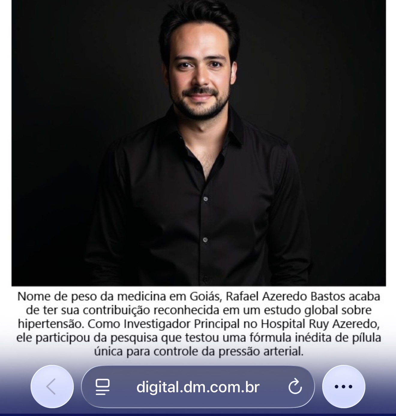 Diário da Manhã: Contribuição reconhecida em estudo global sobre hipertensão
